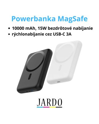 Powerbanka s podporou bezdrôtového nabíjania MagSafe ⚡vo výpredaji za skvelú cenu 📉 V bielej farbe posledný kus skladom!...